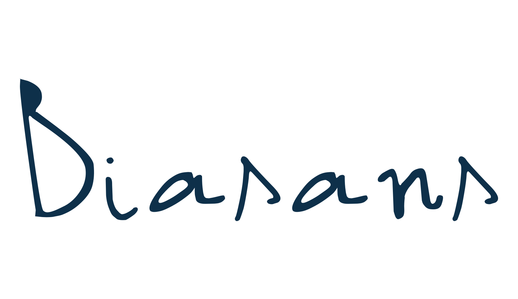 Biasans, script handwritten fancy decorative calligraphy font preview
