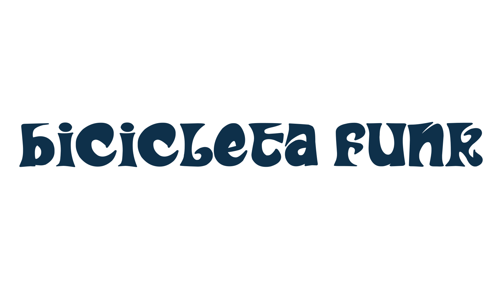 Bicicleta Funk, groovy font preview