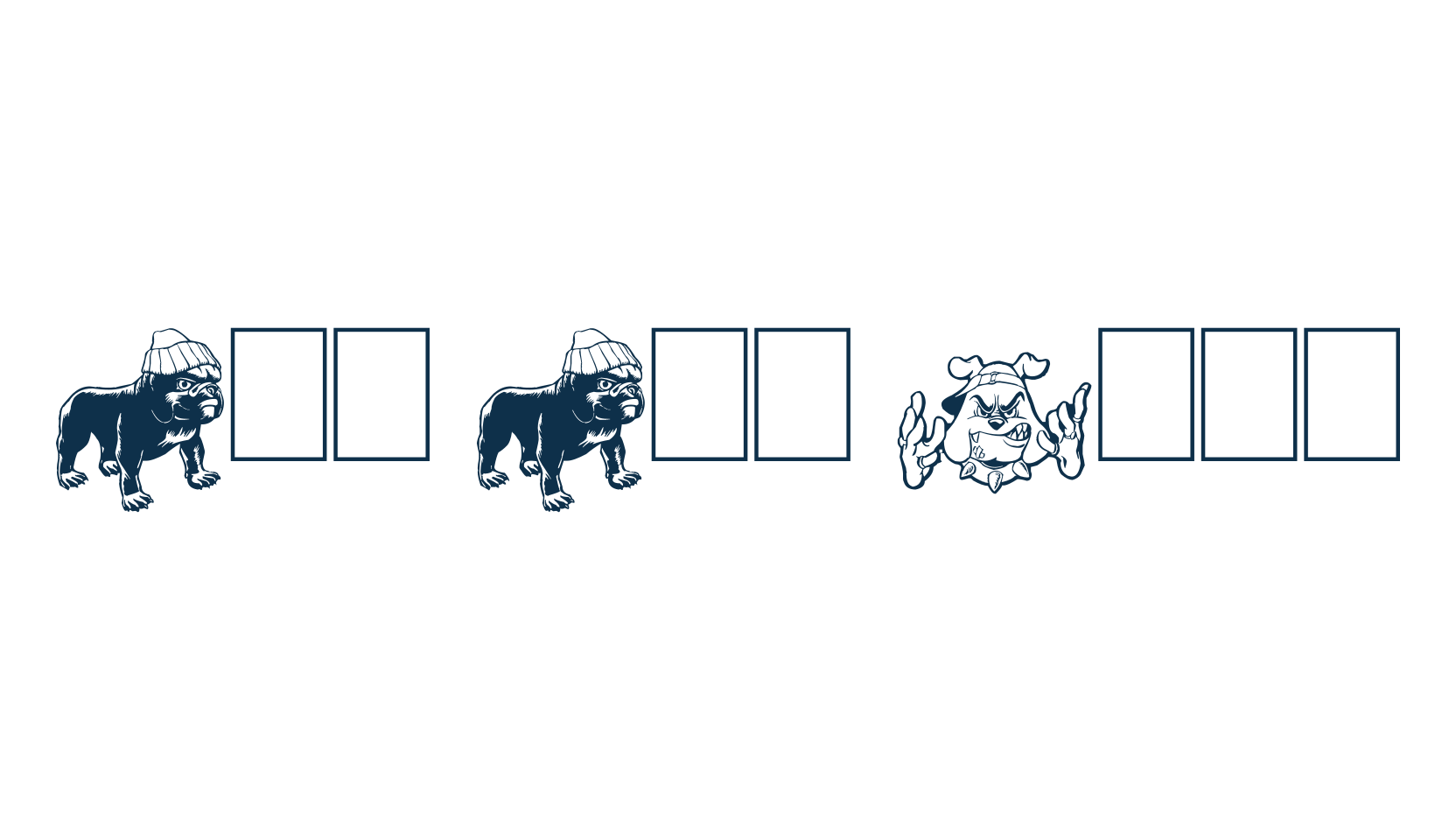 Big Bad Dogs, fancy decorative font preview