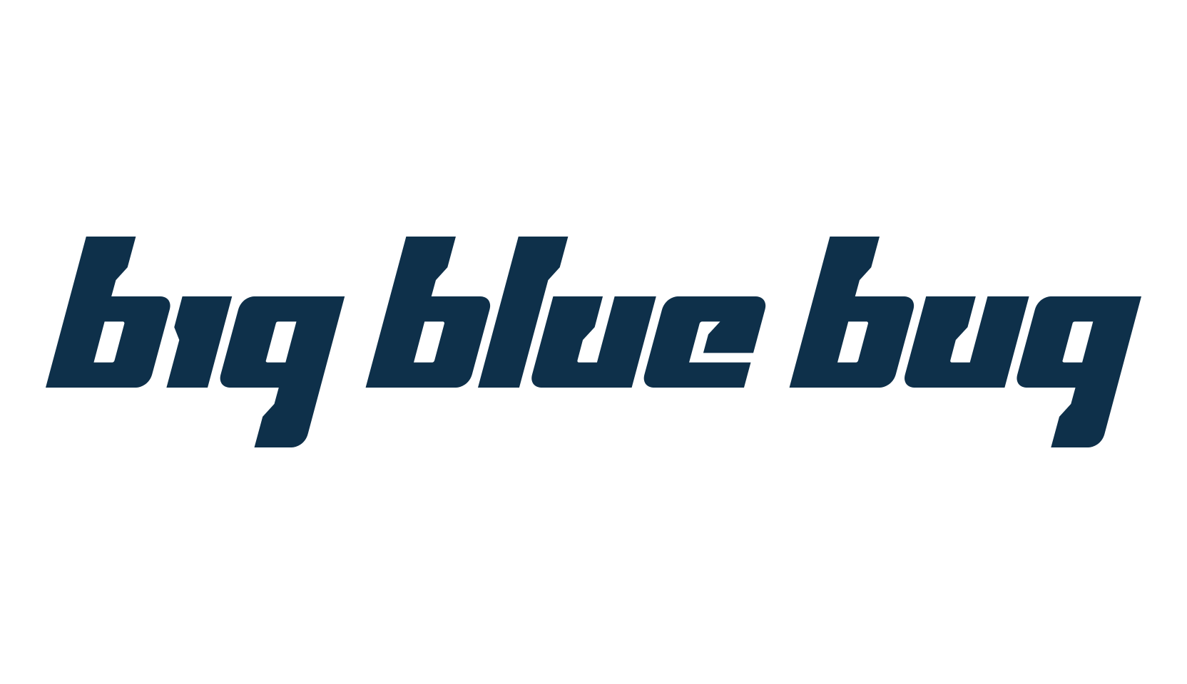 Big Blue Bug, various font preview
