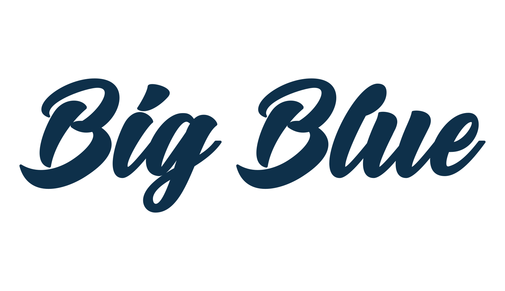 Big Blue, fancy decorative font preview
