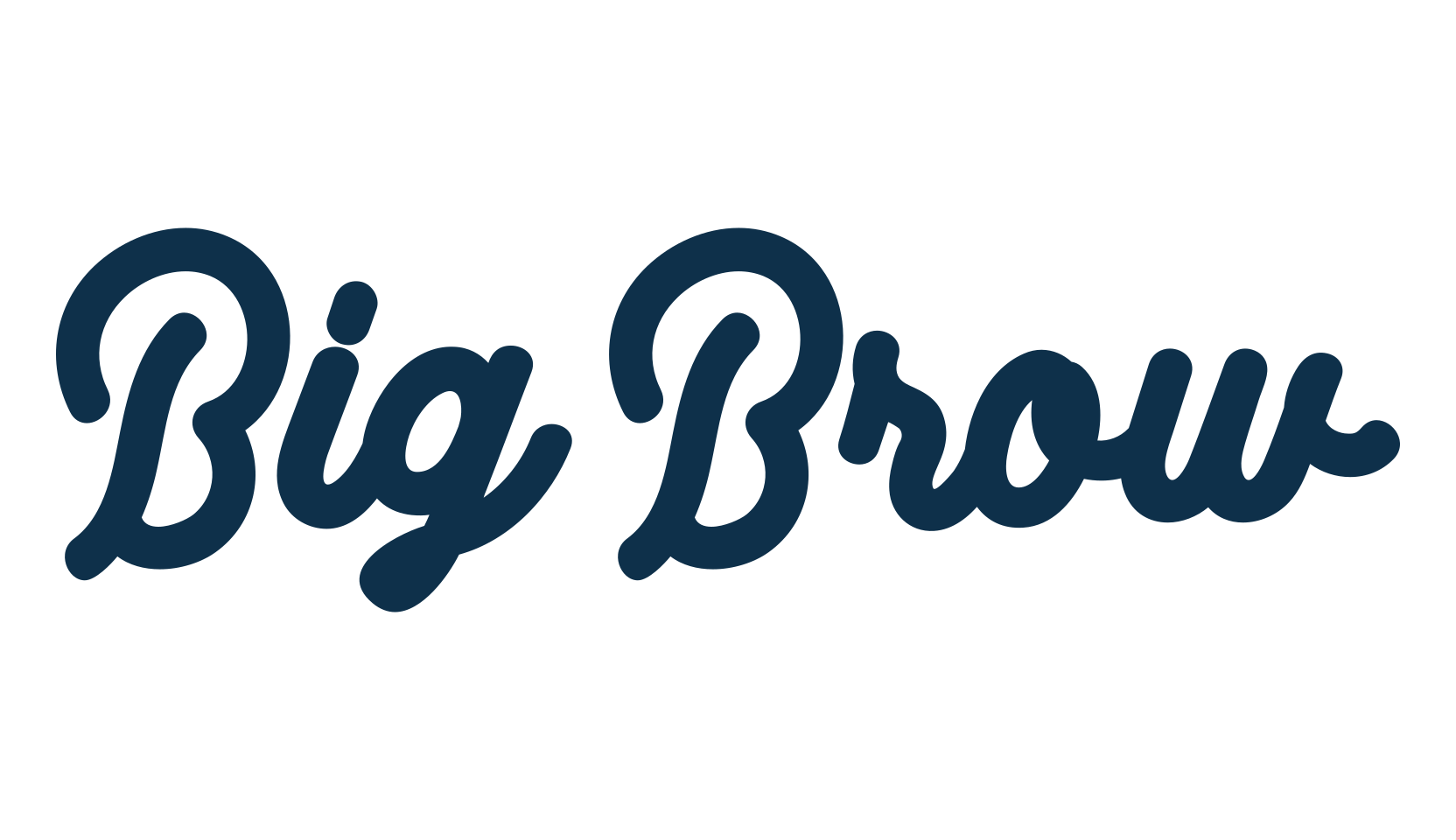 Big Brow, old school font preview