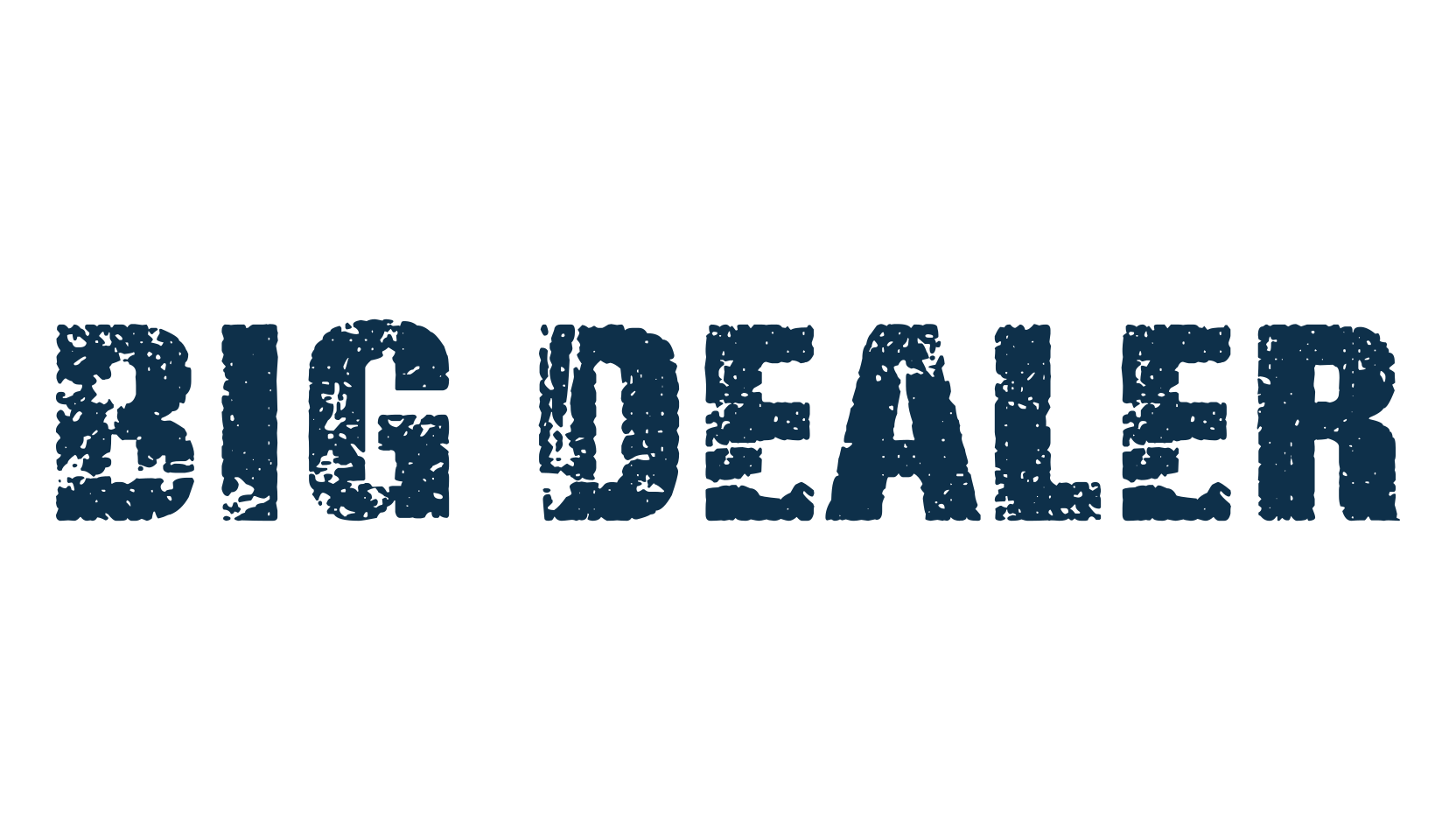 Big Dealer, fancy eroded decorative font preview