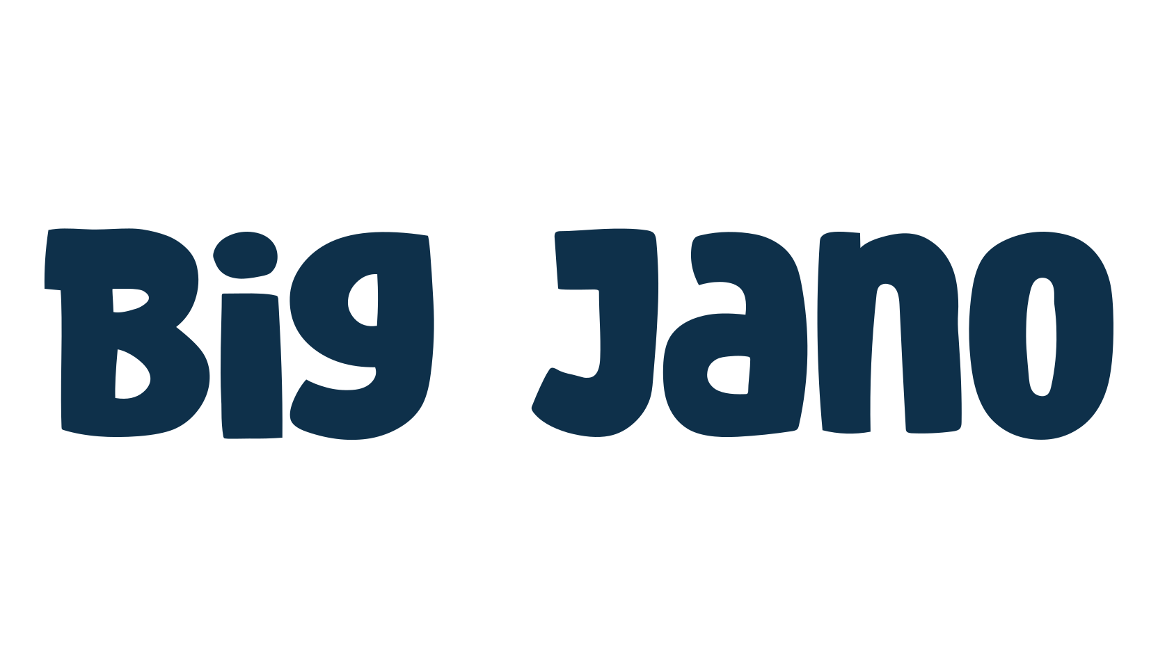 Big Jano, cartoon font preview