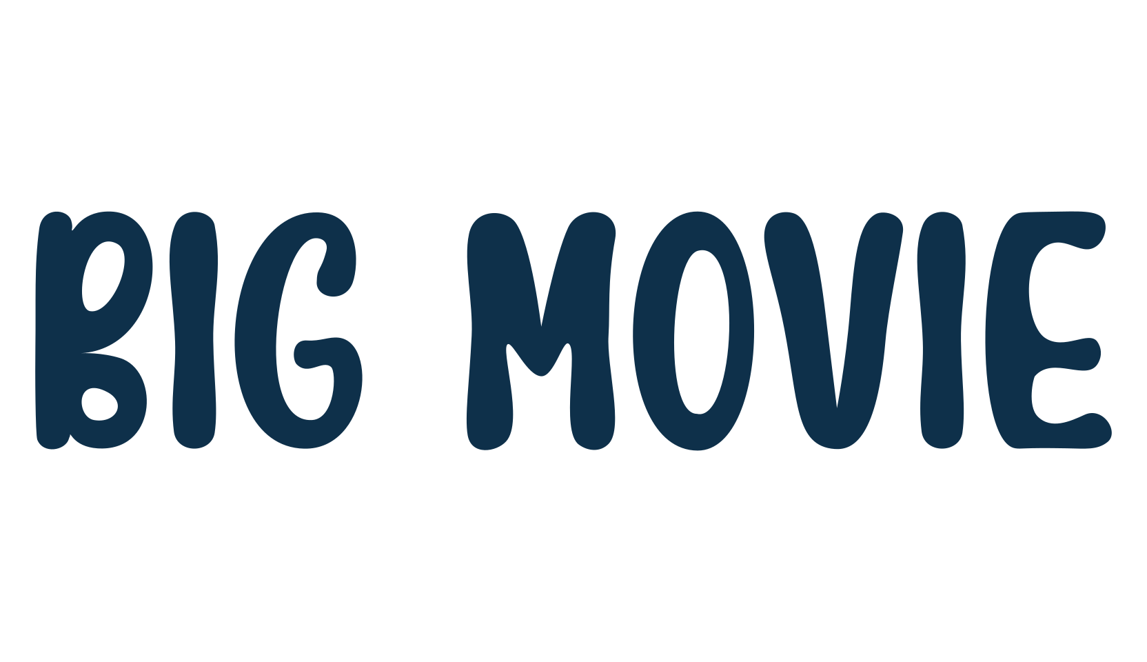 Big Movie, various font preview