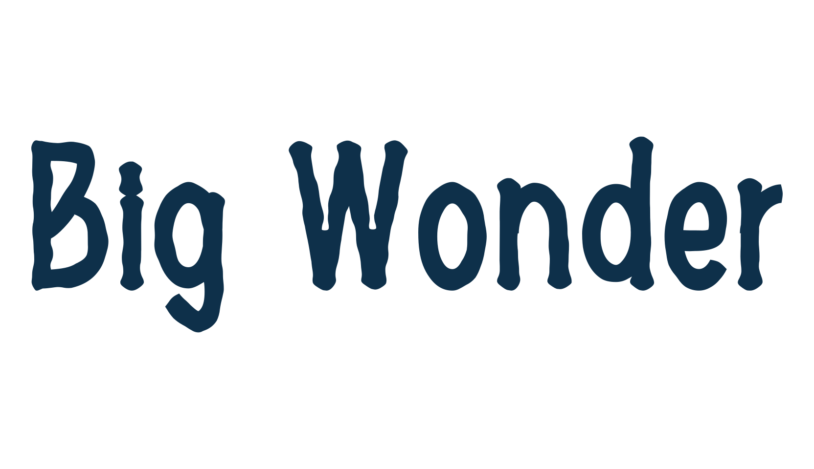 Big Wonder, various font preview