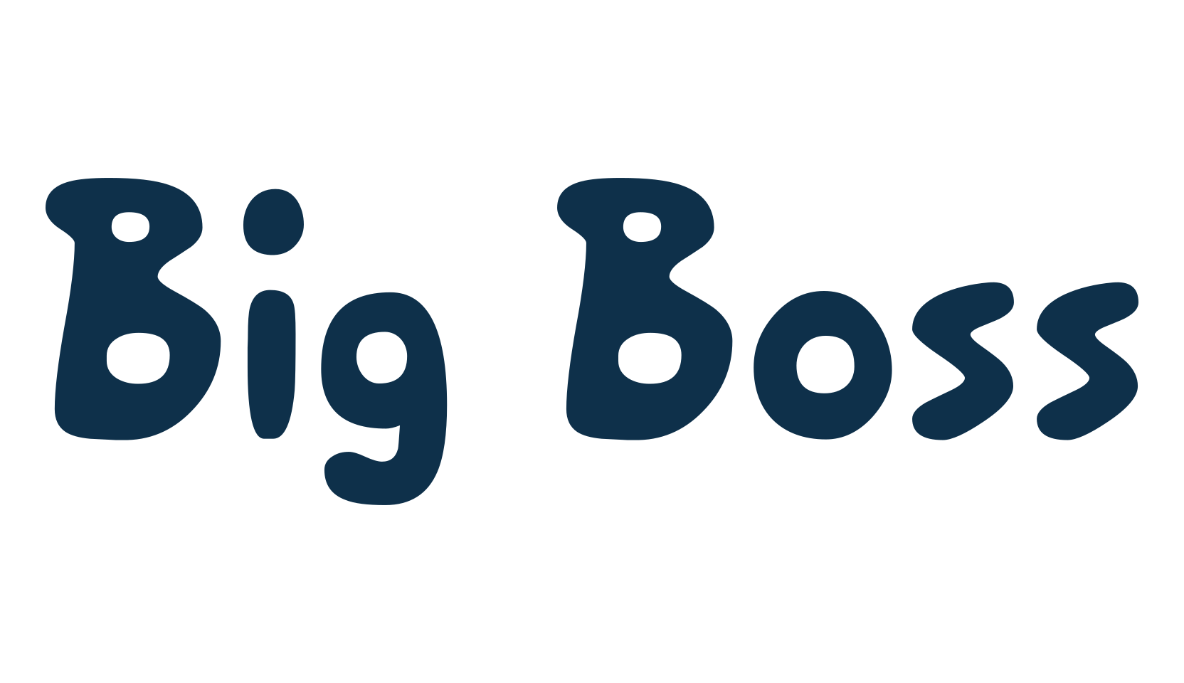 Big Boss, fancy cartoon decorative comic font preview