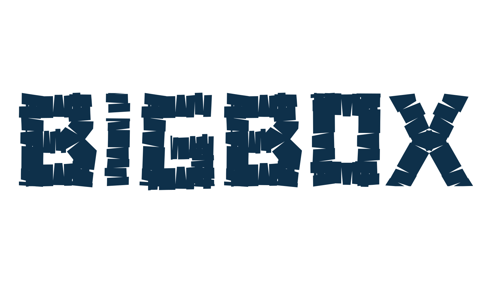 Bigbox, fancy various decorative font preview