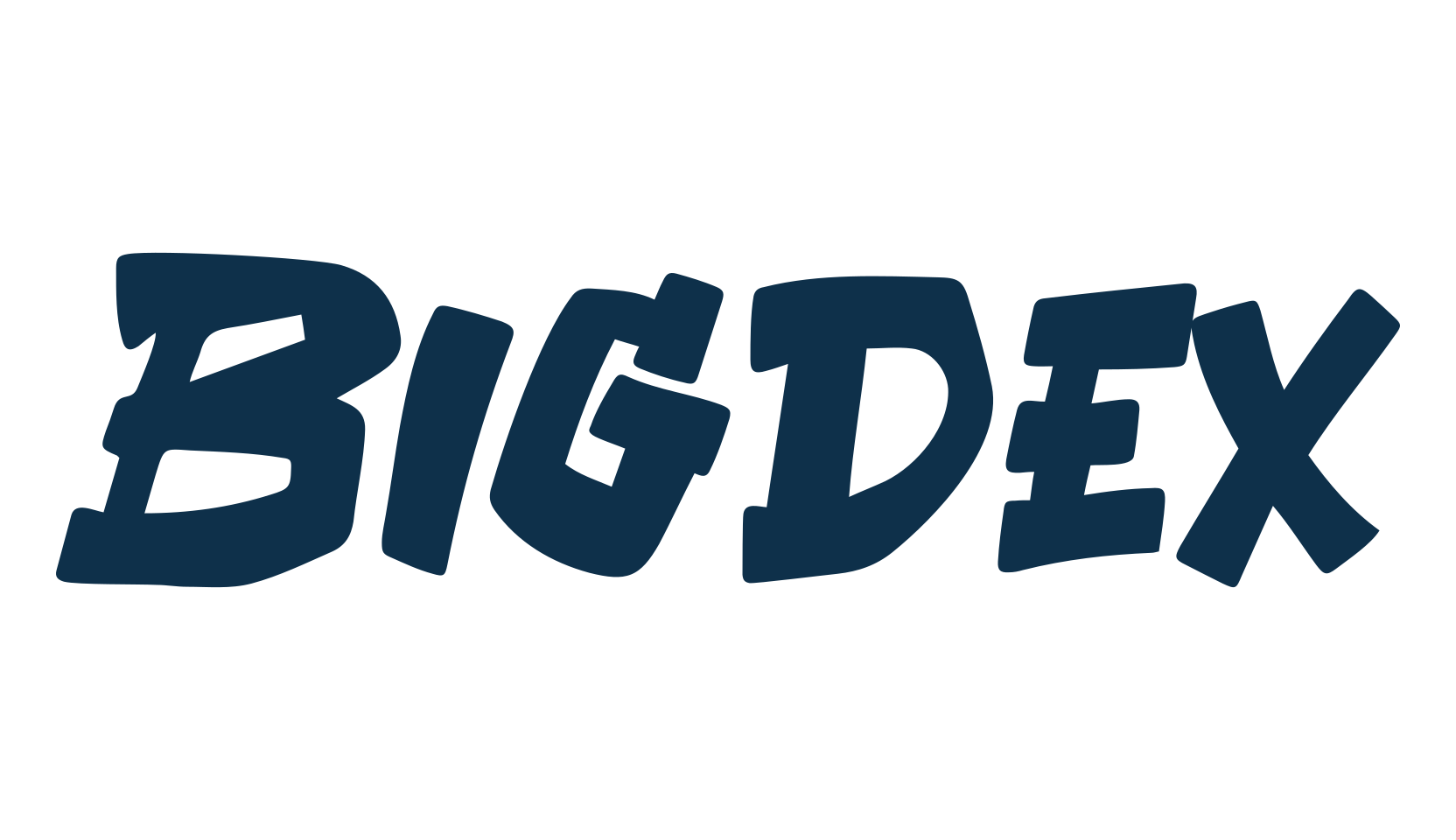 Bigdex, fancy cartoon decorative comic font preview