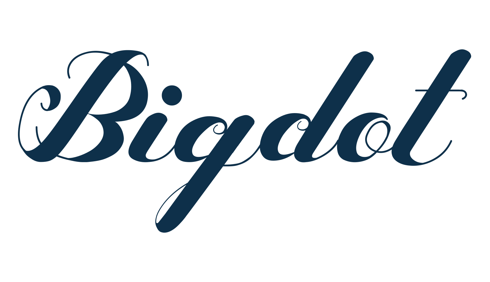 Bigdot, fancy various decorative script calligraphy font preview