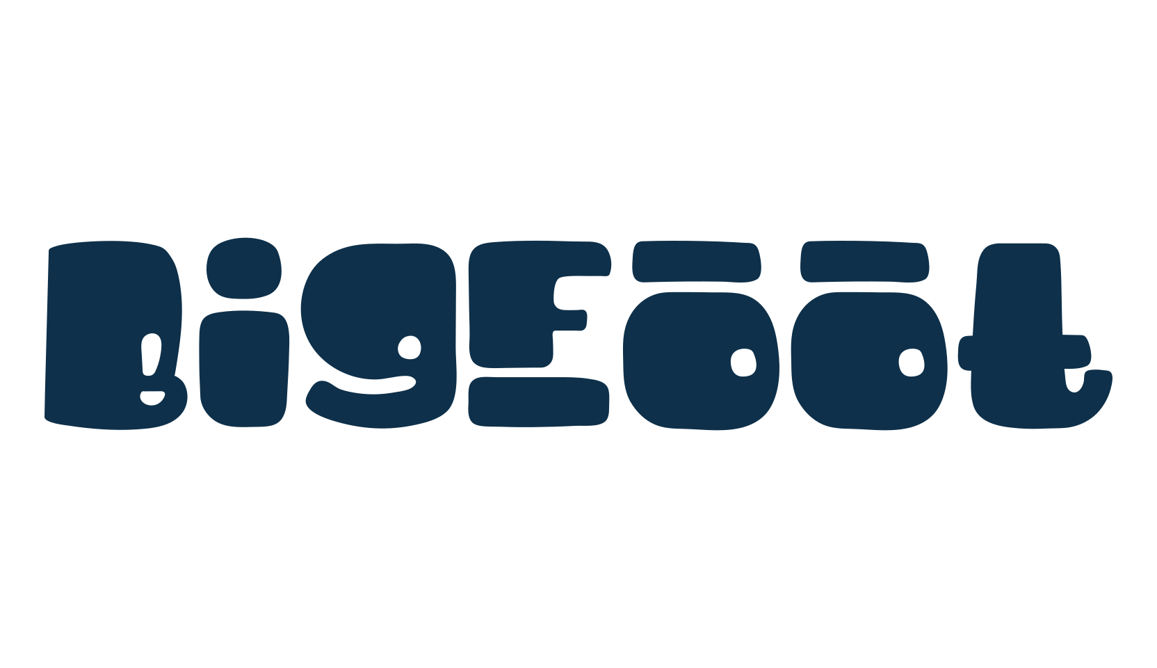 Bigfoot (bigfoot), fancy cartoon decorative font preview