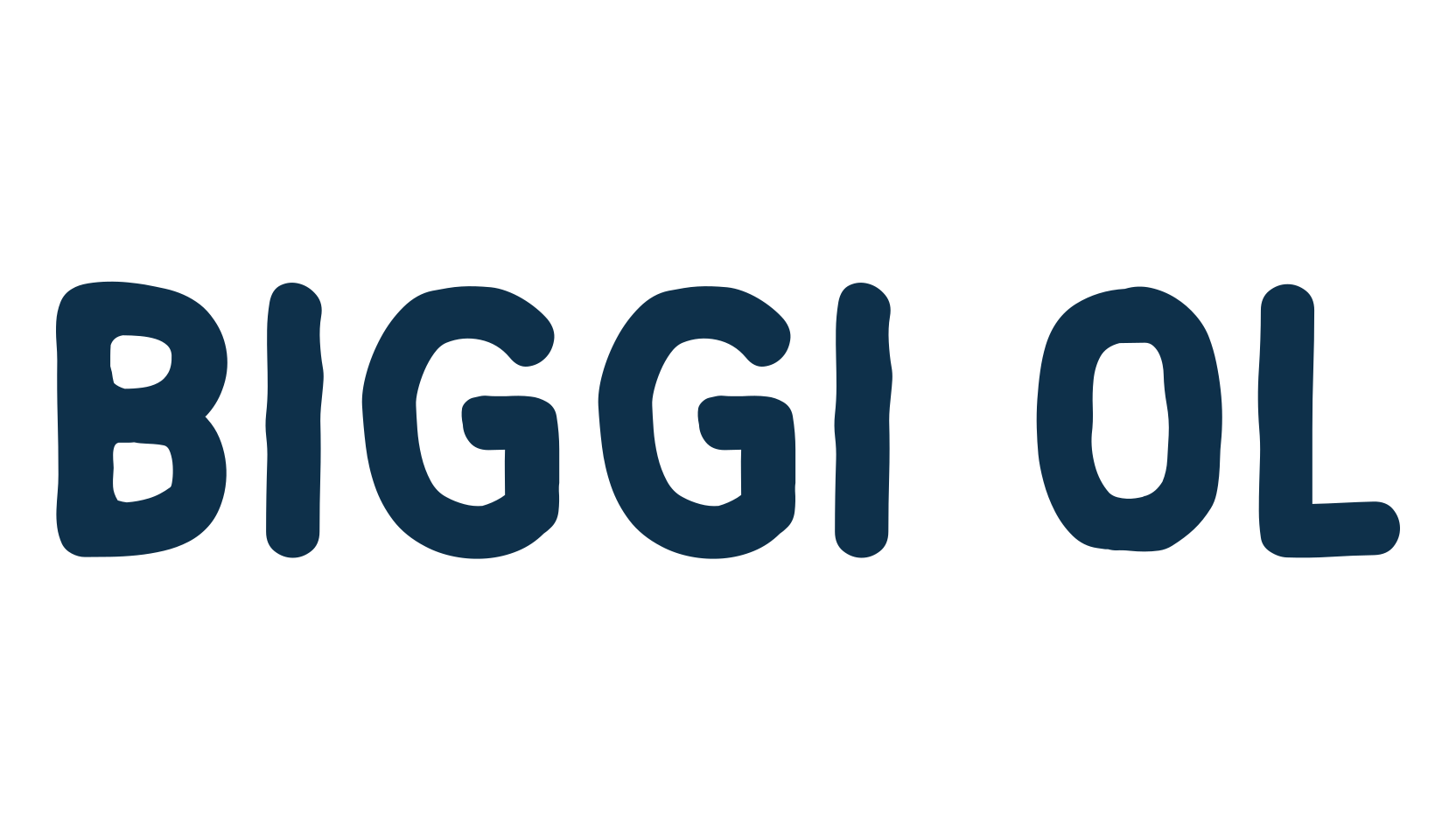 Biggi Ol, various font preview