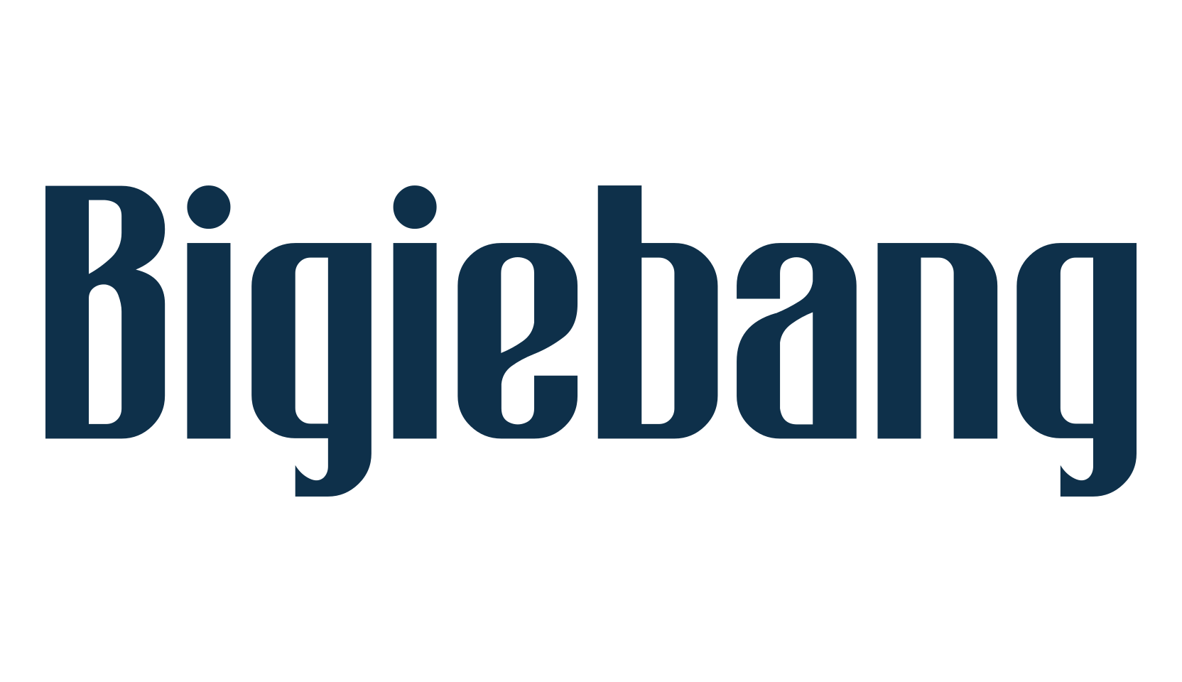 Bigiebang, sans serif font preview