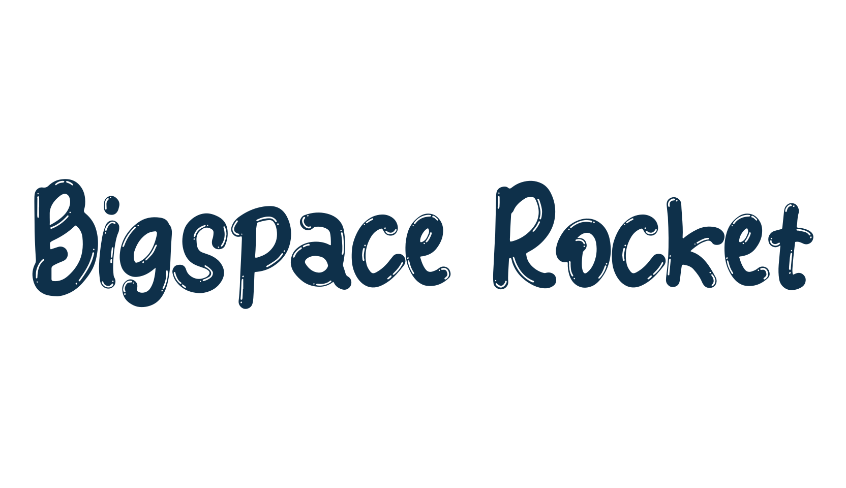 Bigspace Rocket, various font preview