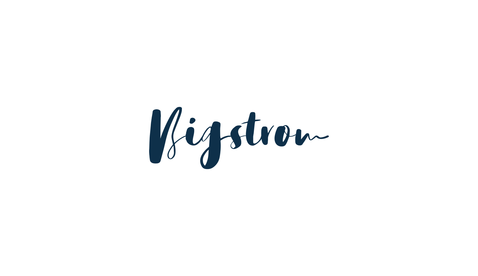 Bigstrom, script brush fancy decorative calligraphy font preview