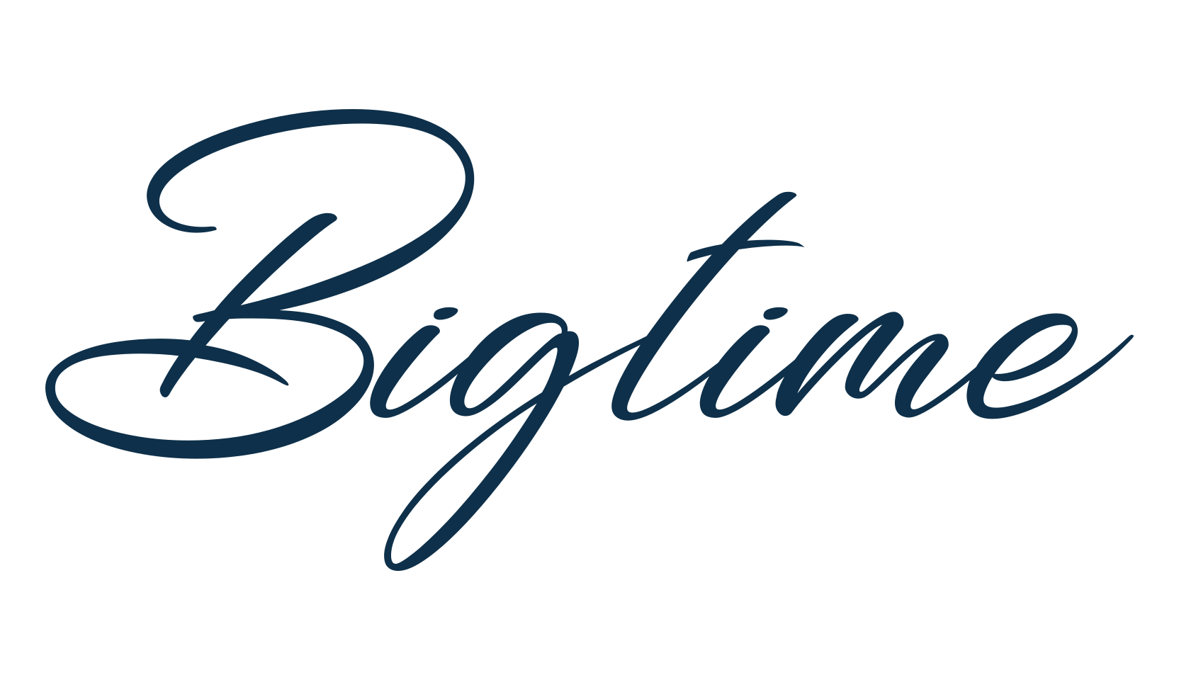 Bigtime, handwriting font preview