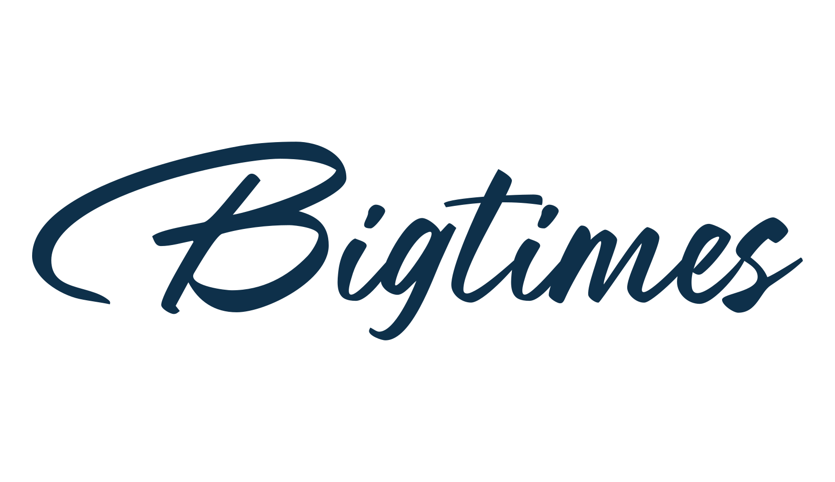 Bigtimes, handwriting font preview