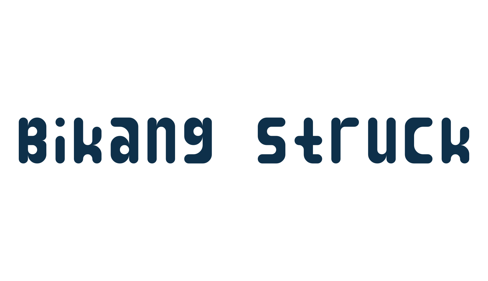 Bikang Struck, various font preview