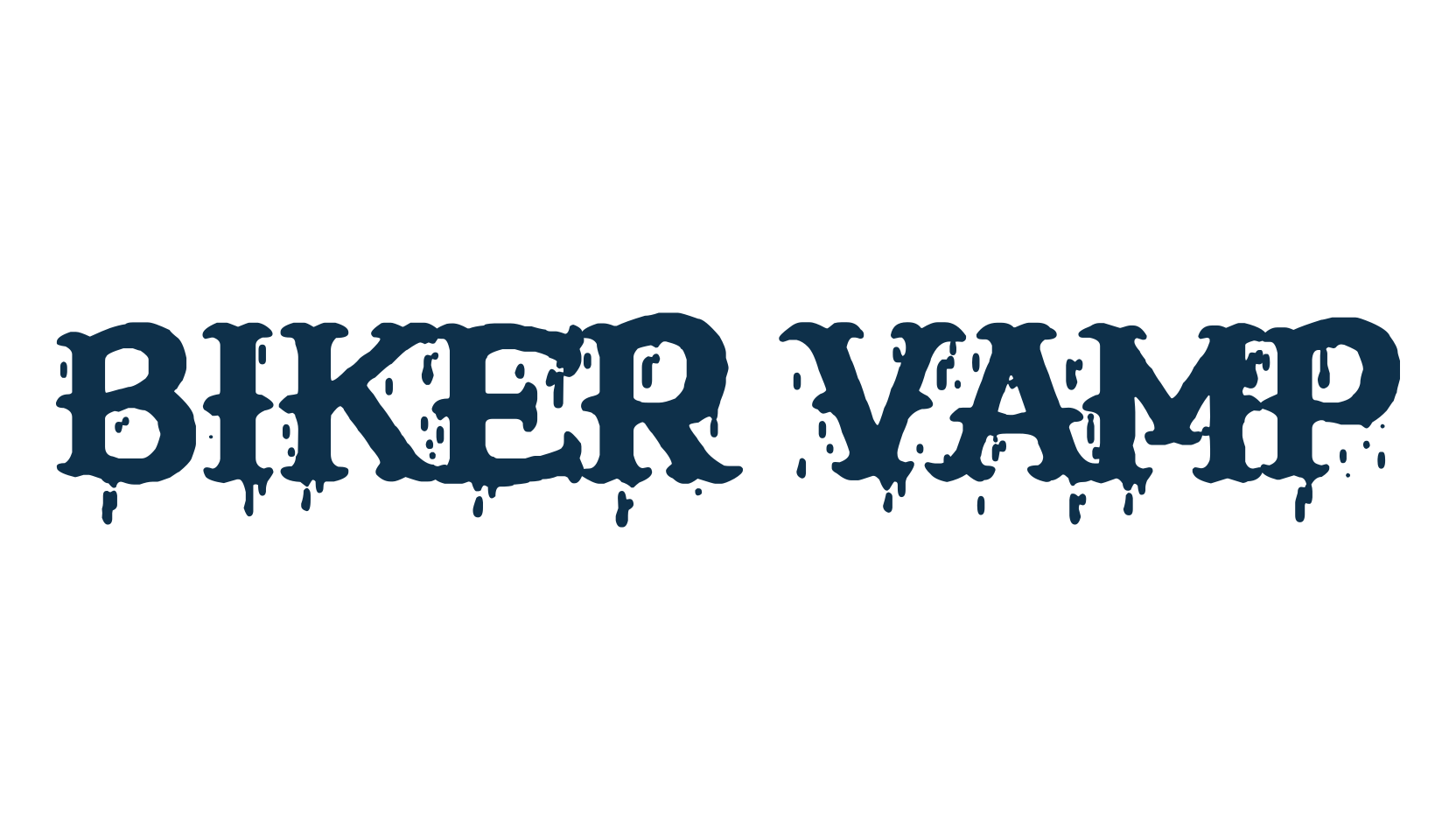 Biker Vamp, holiday halloween fancy decorative horror font preview