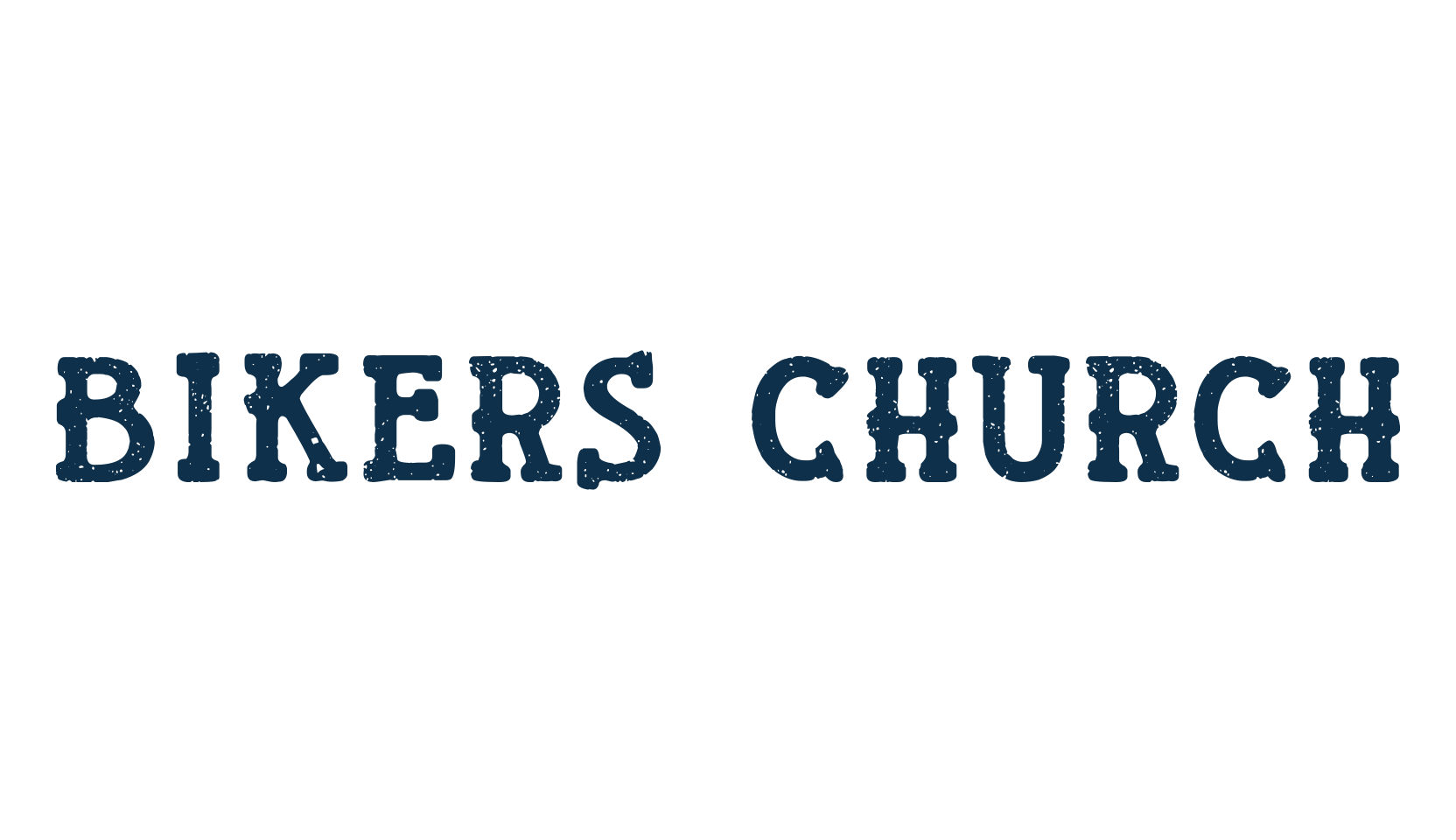 Bikers Church, retro font preview
