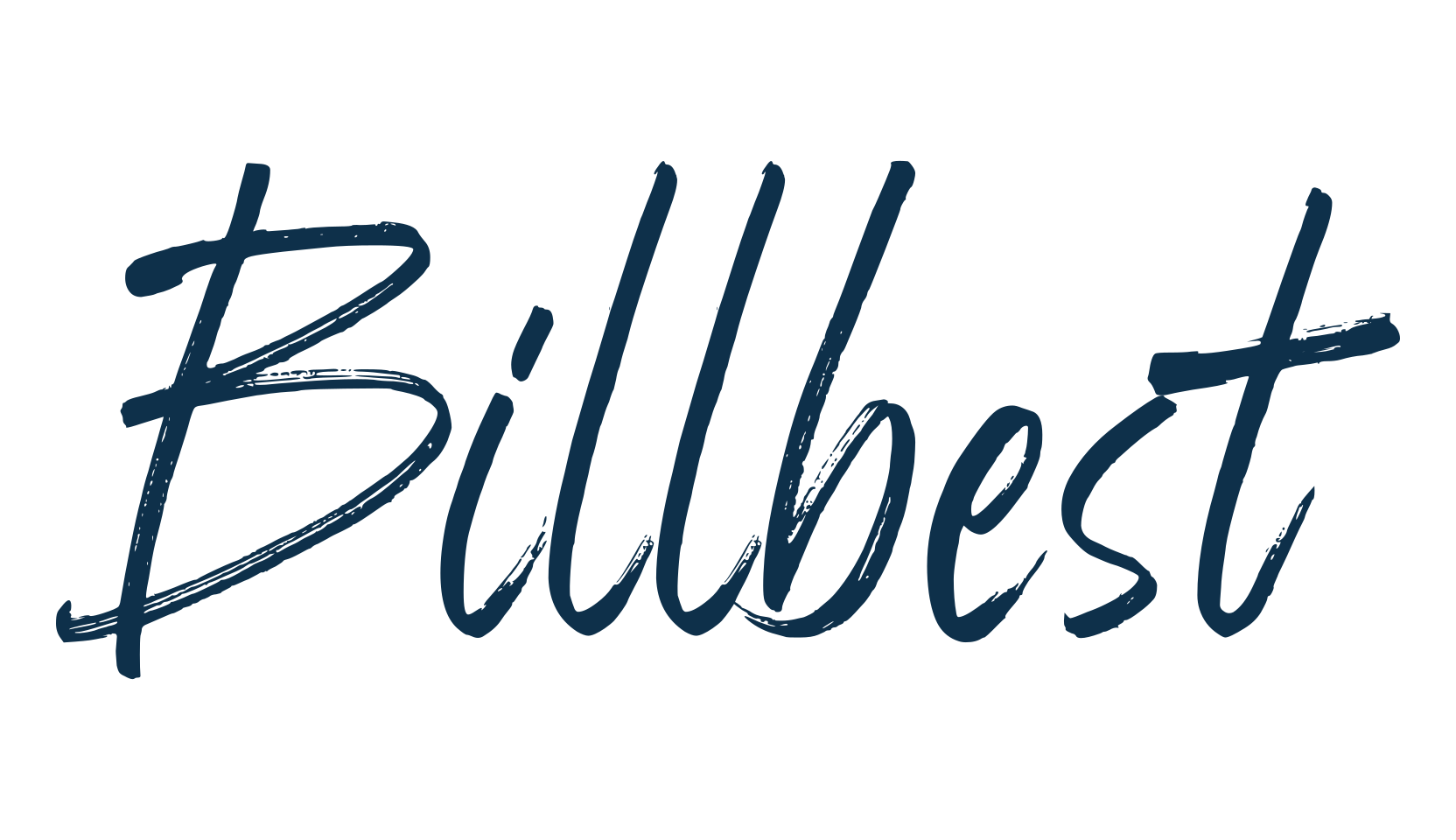 Billbest, script brush fancy decorative calligraphy font preview
