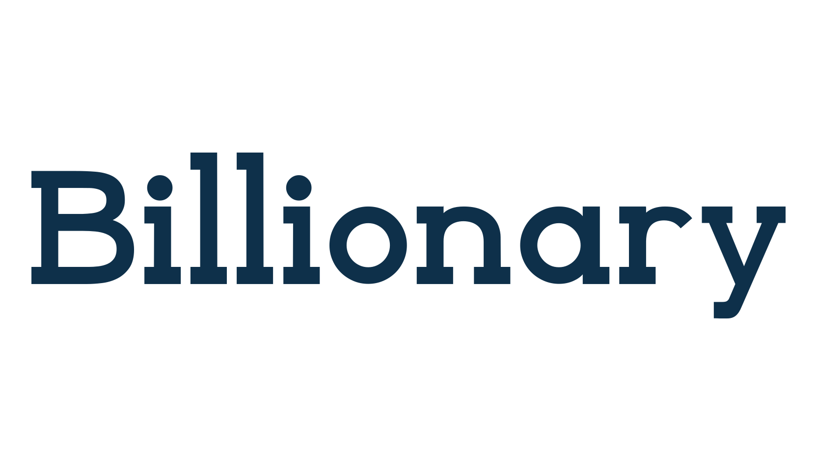 Billionary, serif font preview