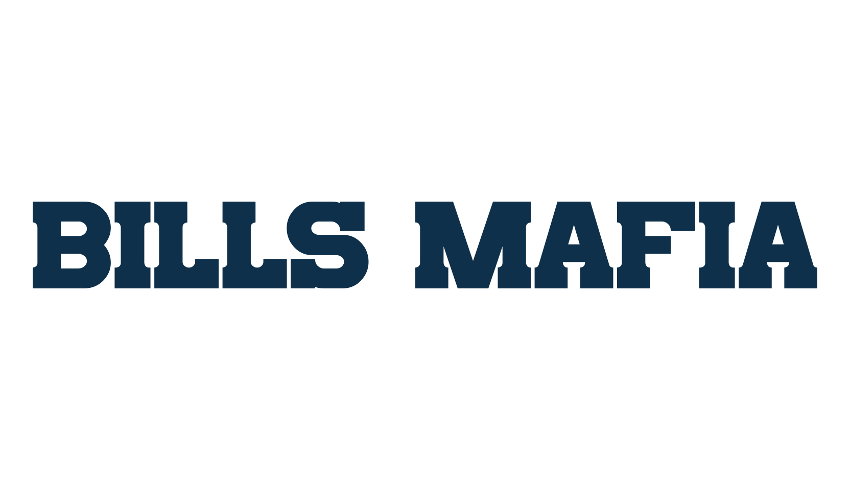 Bills Mafia, old school font preview