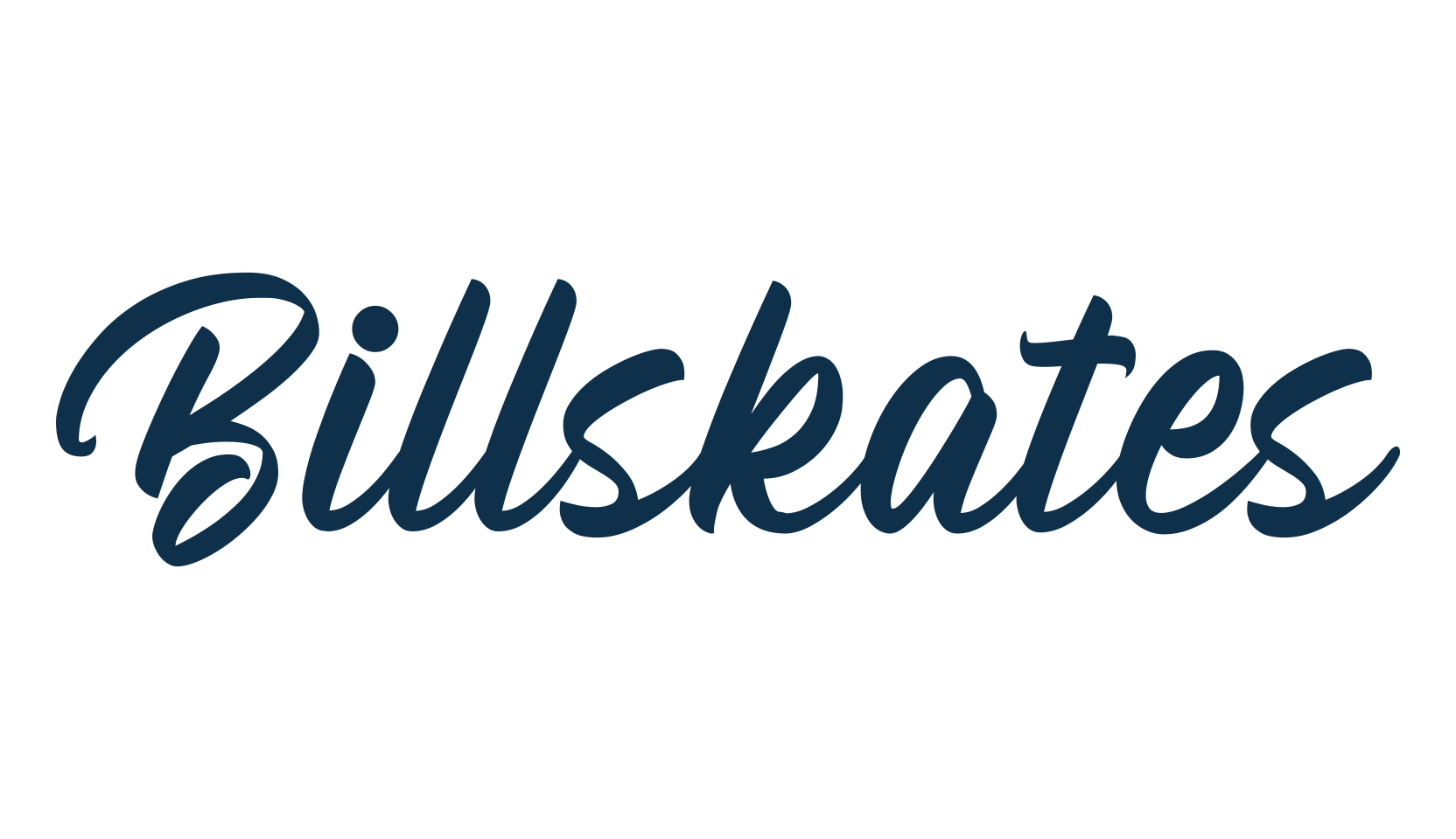 Billskates, brush font preview