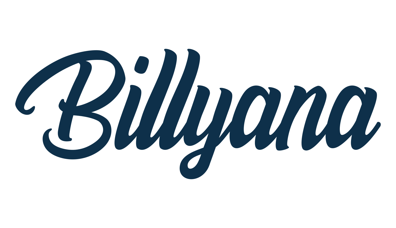 Billyana, old school font preview
