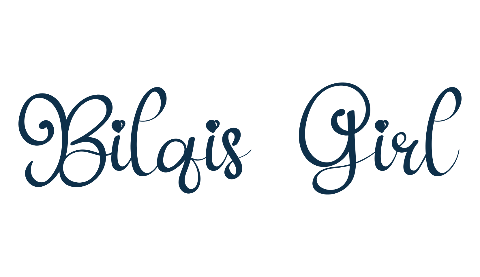 Bilqis Girl, fancy decorative font preview