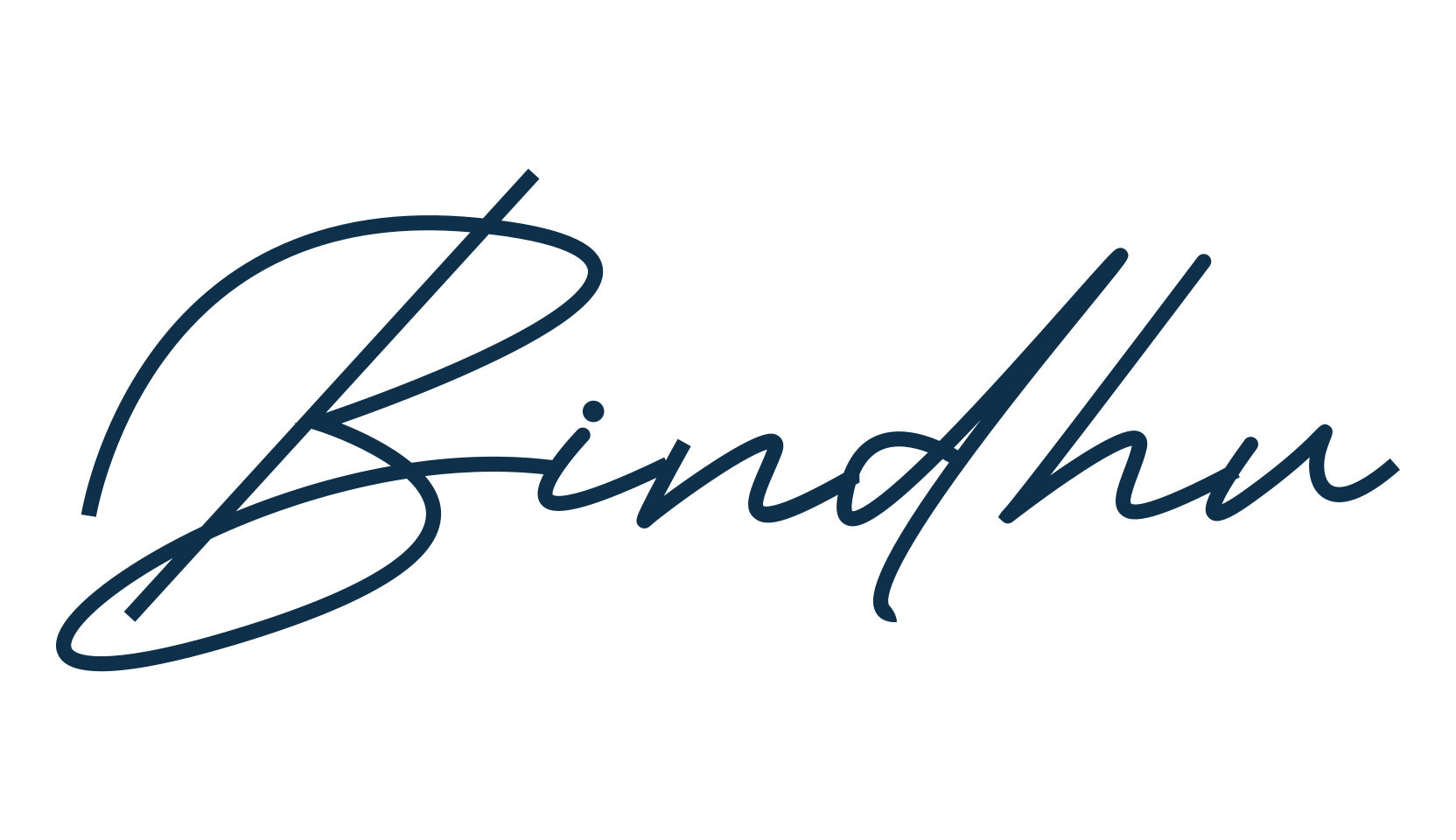 Bindhu, script handwritten fancy decorative calligraphy font preview