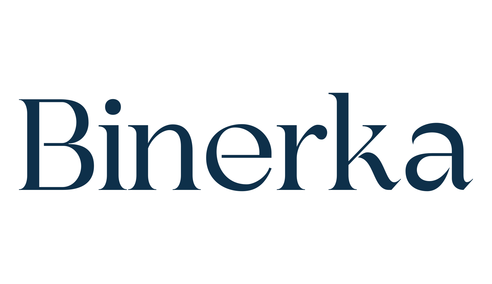 Binerka, basic serif font preview