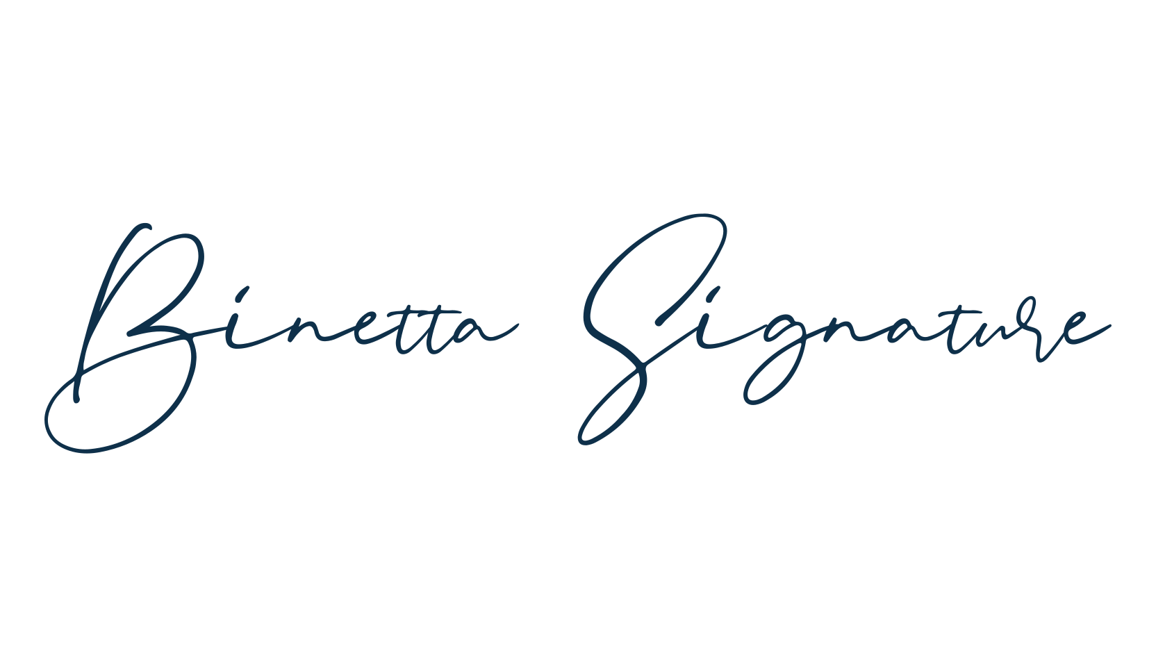 Binetta Signature, script handwritten fancy decorative calligraphy font preview