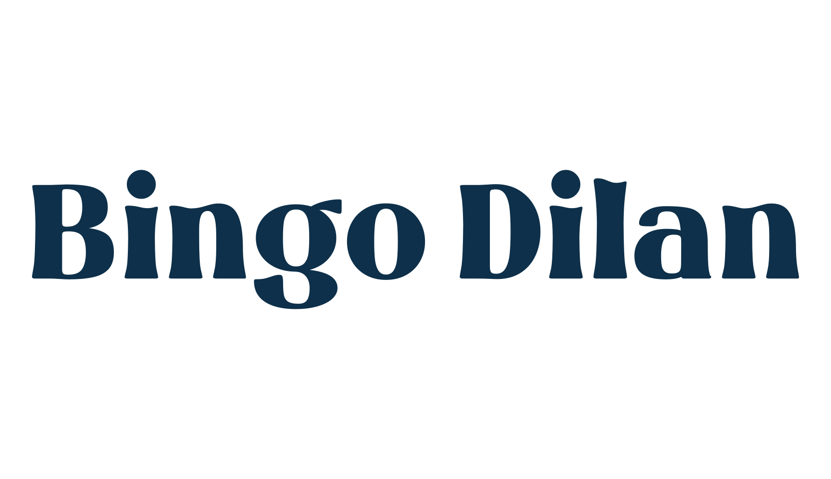 Bingo Dilan, fancy retro decorative font preview