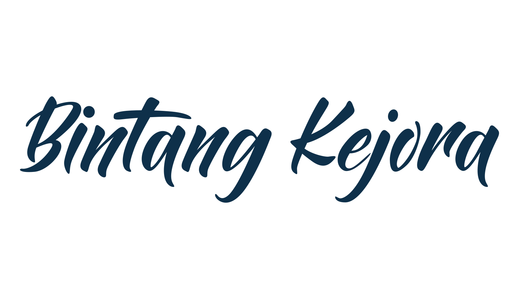 Bintang Kejora, script calligraphy fancy decorative font preview