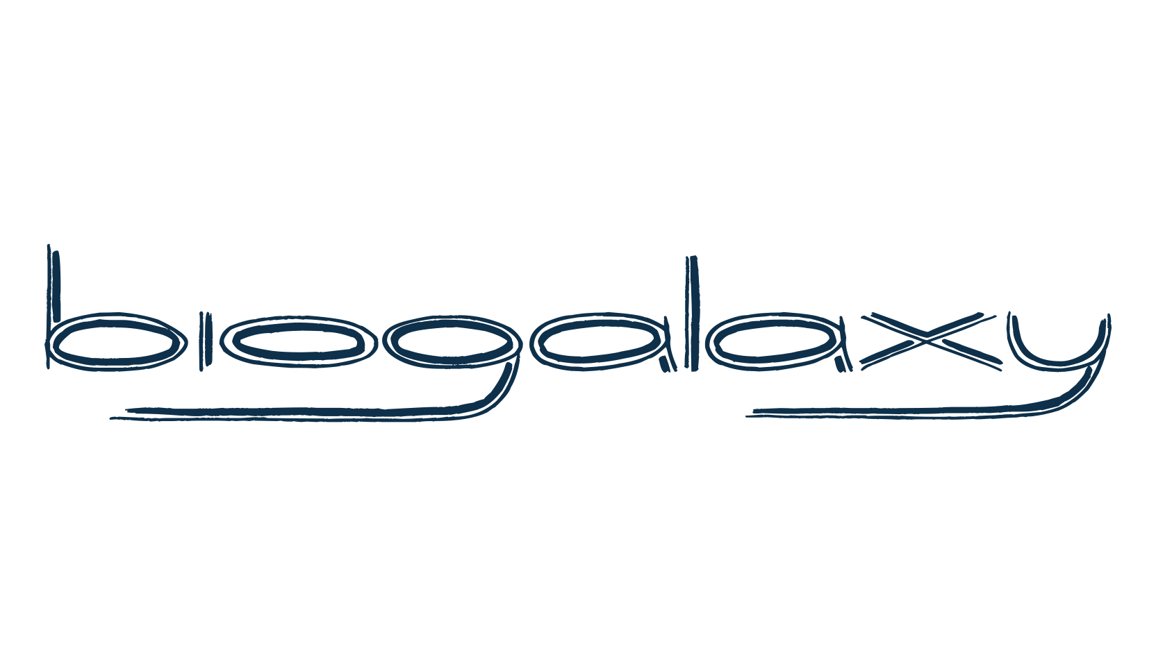 Biogalaxy, techno sci-fi font preview