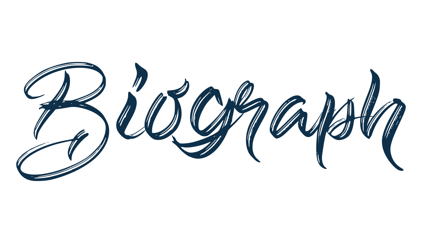 Biograph, script brush fancy decorative calligraphy font preview