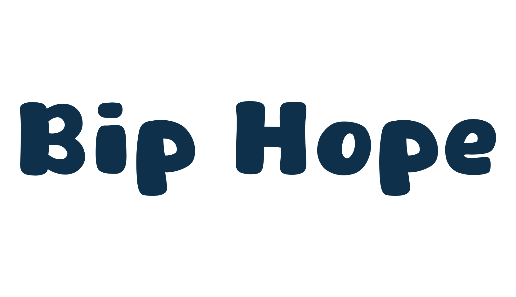 Bip Hope, fancy cartoon decorative font preview