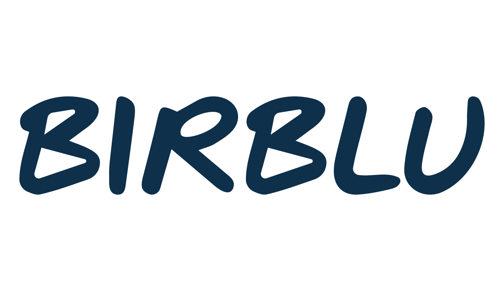 Birblu, handwriting font preview
