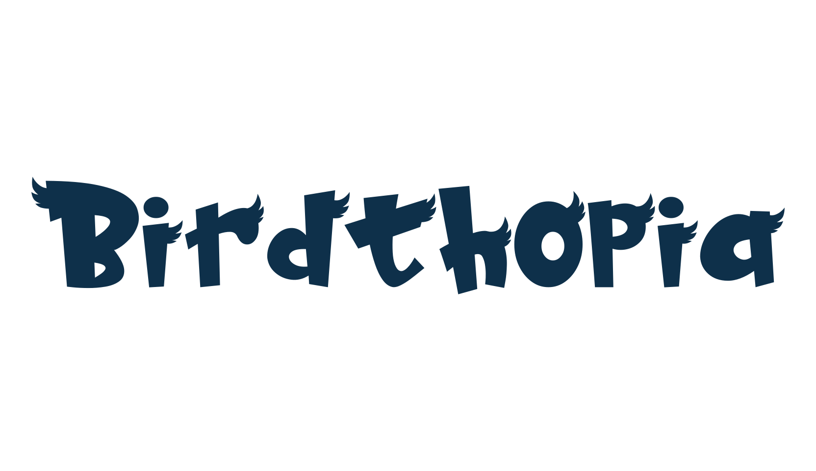 Birdthopia, decorative font preview