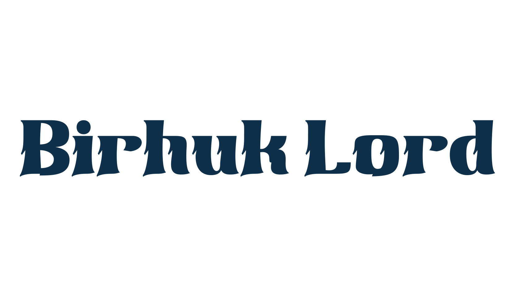 Birhuk Lord, various font preview