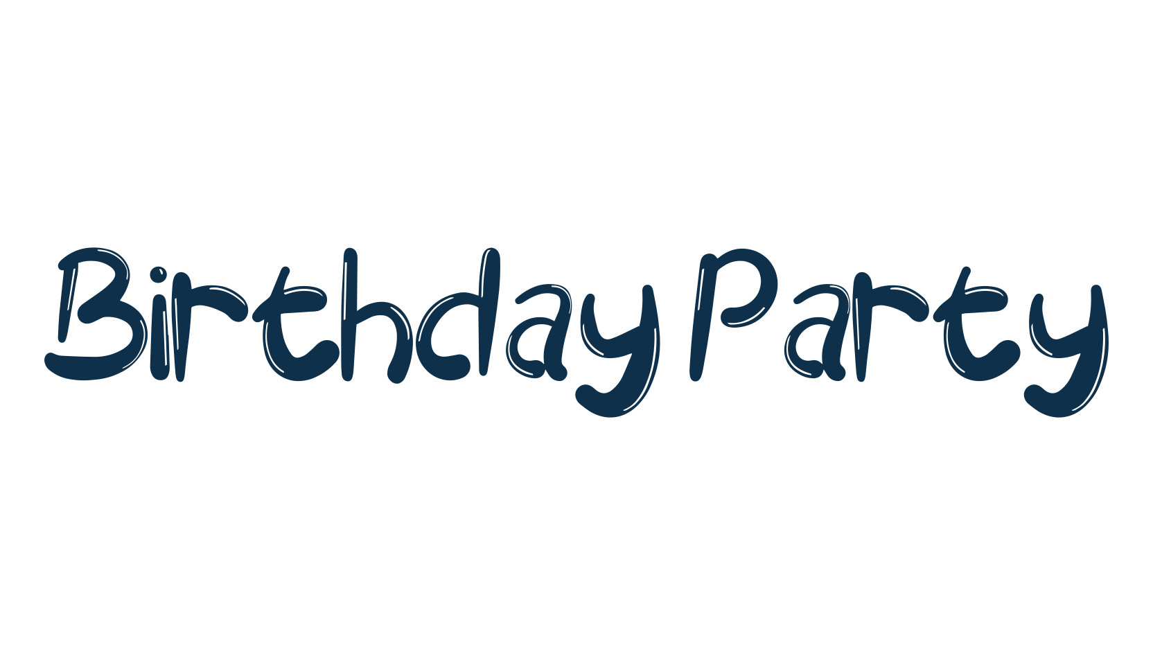 Birthday Party (birthday-party-2), fancy various decorative script calligraphy font preview