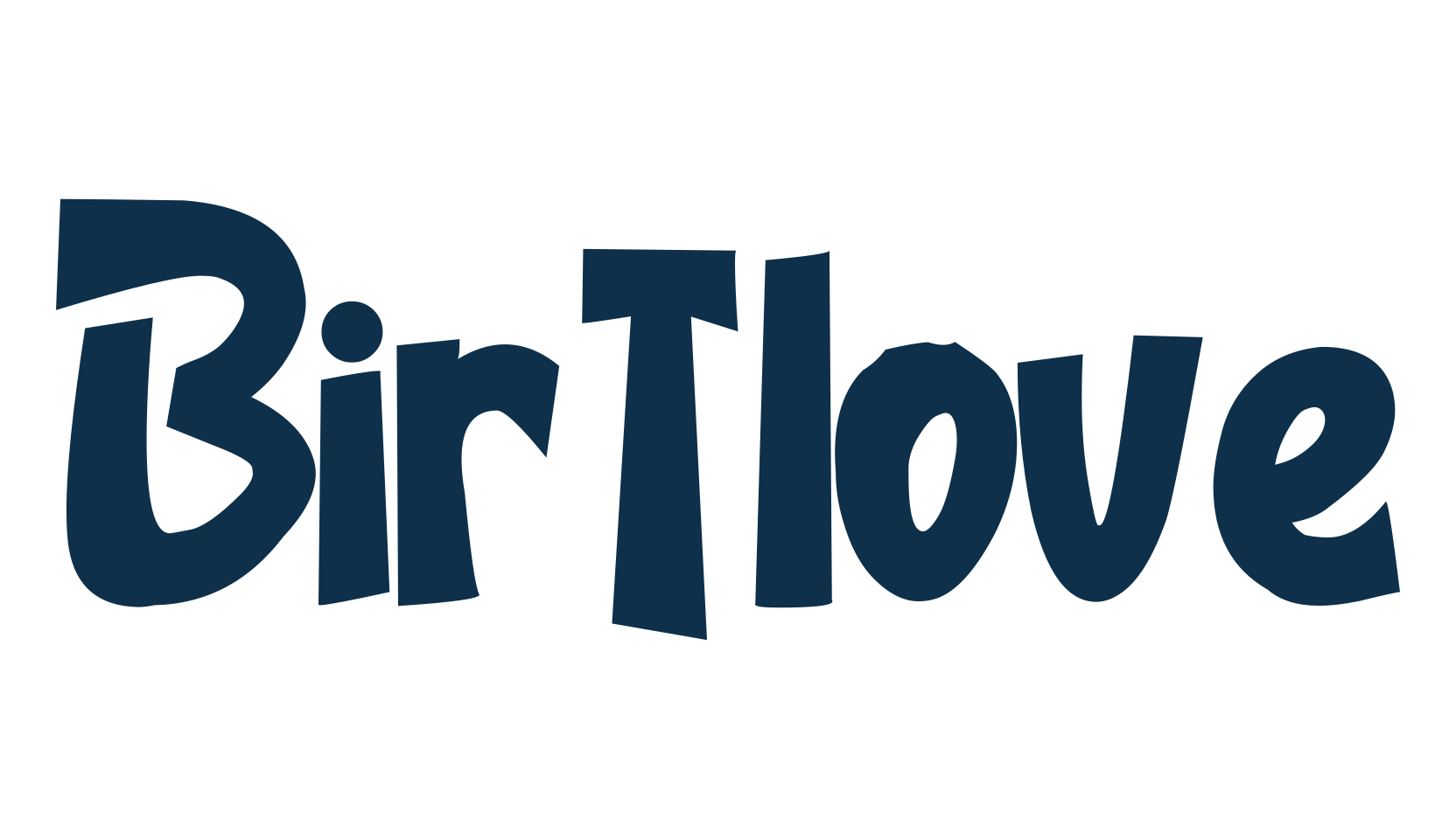 Birtlove, fancy cartoon decorative font preview
