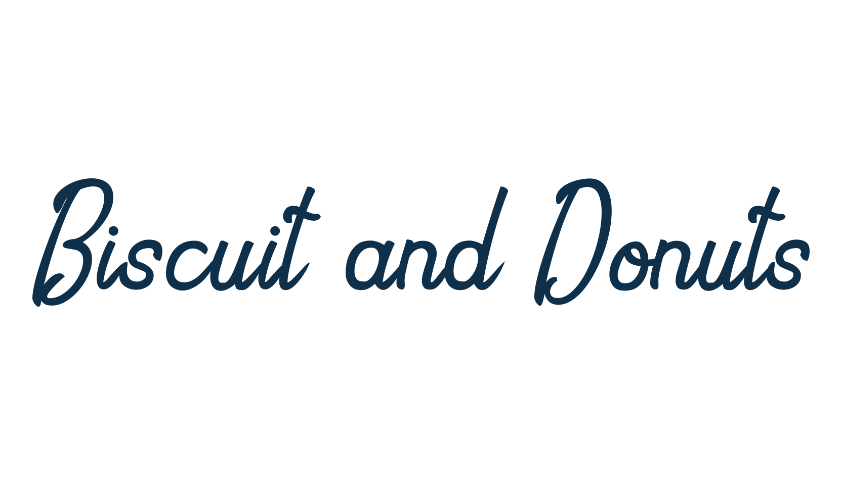 Biscuit and Donuts, fancy decorative font preview