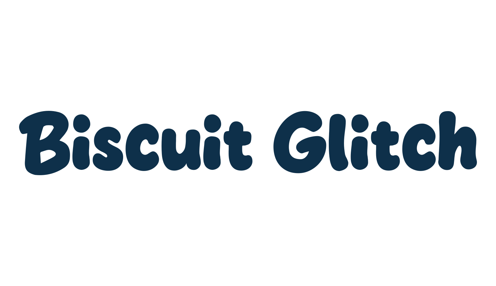 Biscuit Glitch, fancy cartoon decorative font preview
