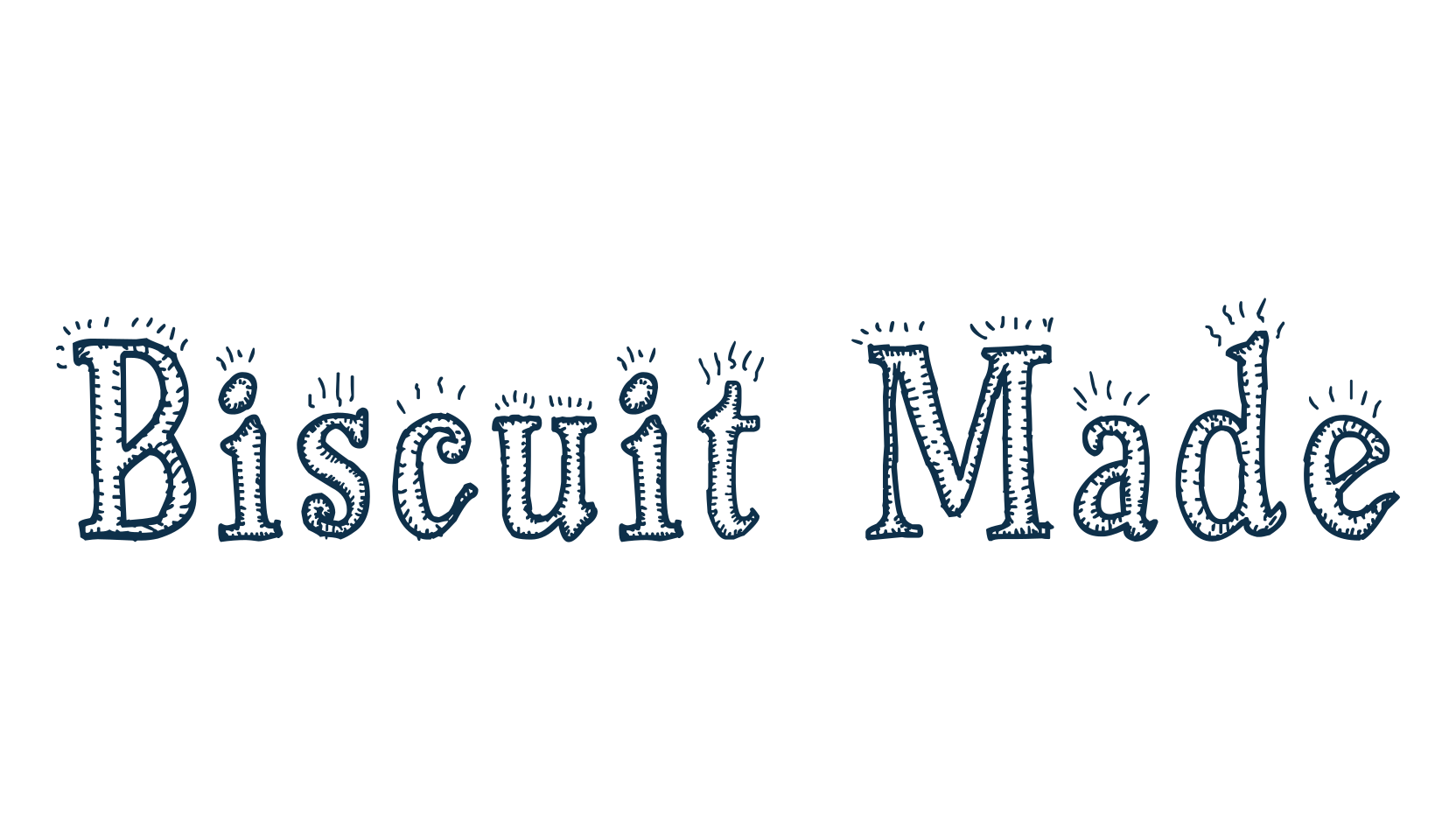 Biscuit Made, cartoon font preview