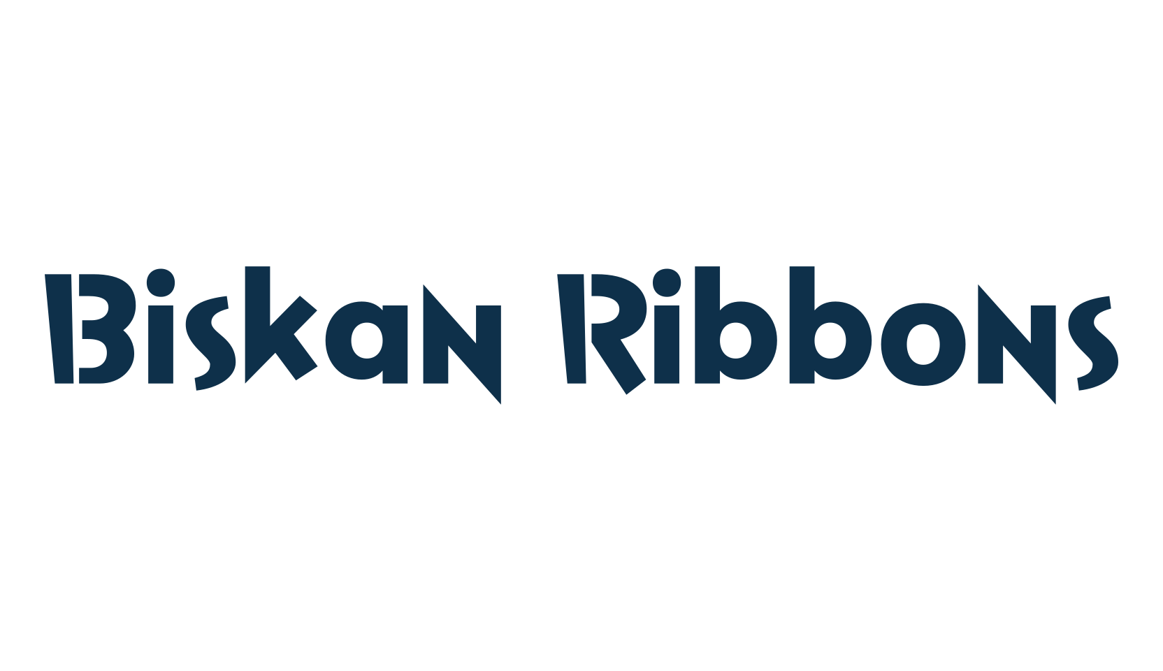 Biskan Ribbons, fancy various decorative font preview