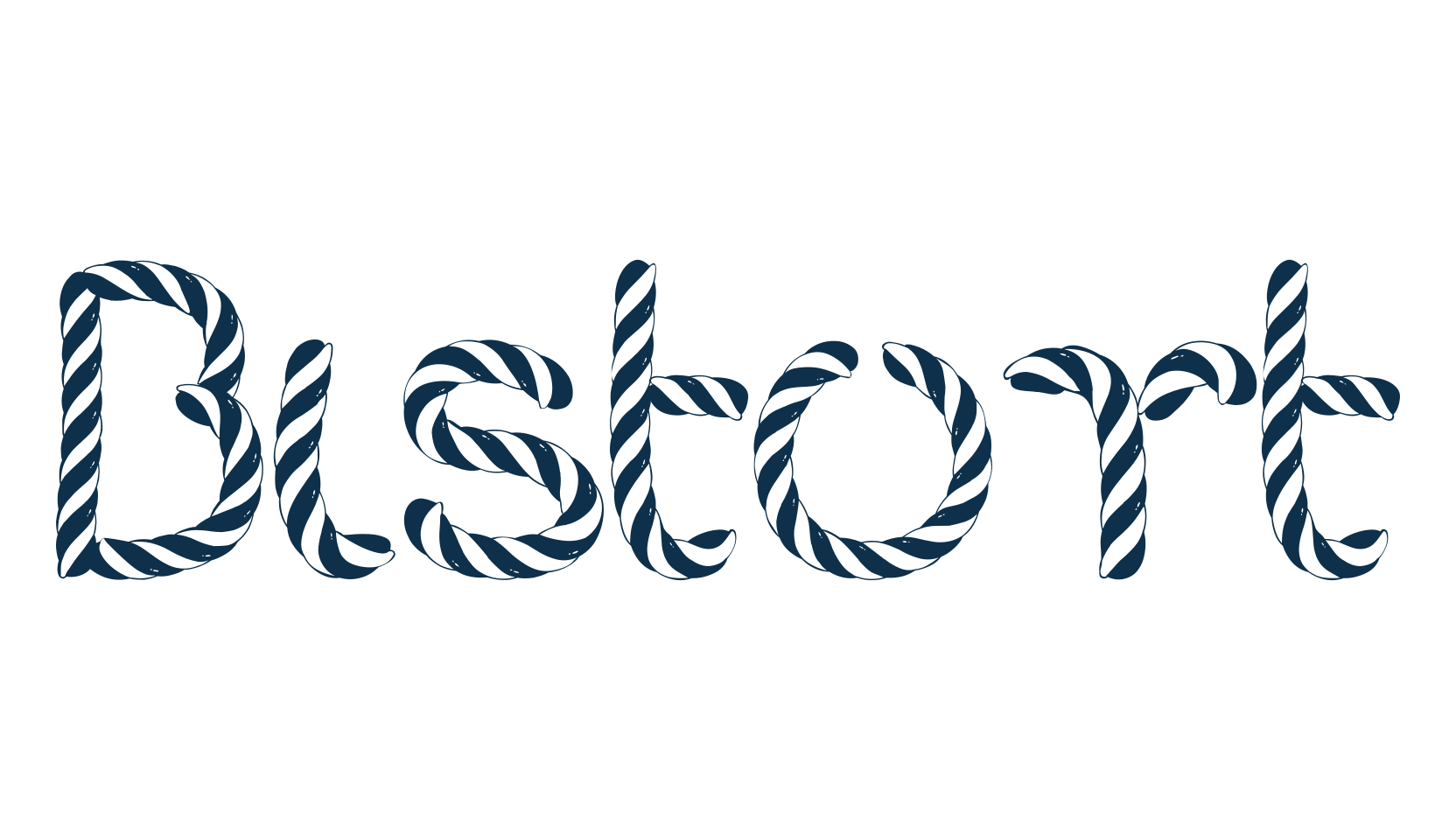 Bistort, decorative font preview