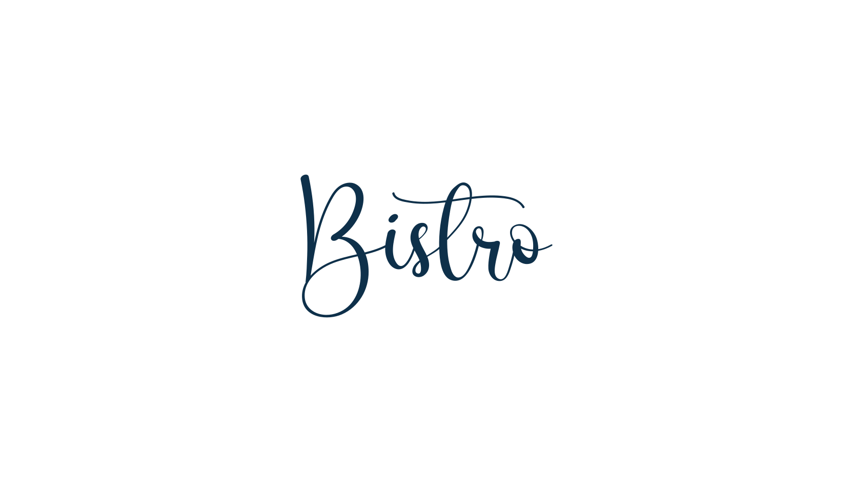 Bistro (bistro-2), script calligraphy fancy decorative font preview