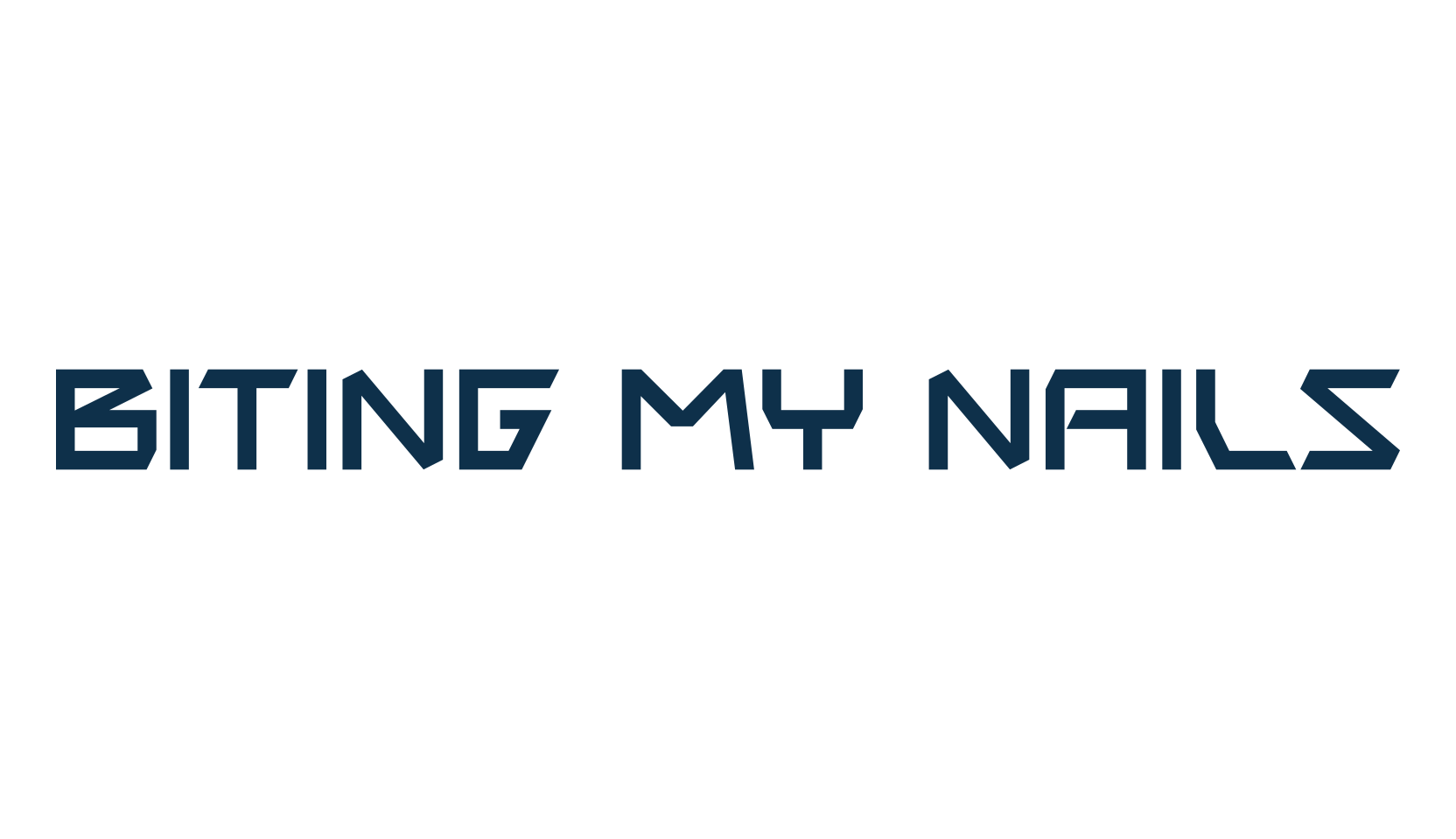 Biting My Nails, various font preview